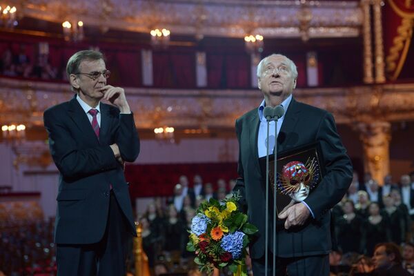 Режиссер Марк Захаров на церемонии вручения премии Золотая маска