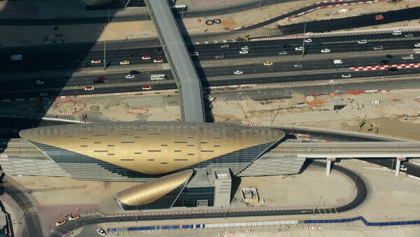 Вид на одну из станций метро Дубая. Архивное фото
