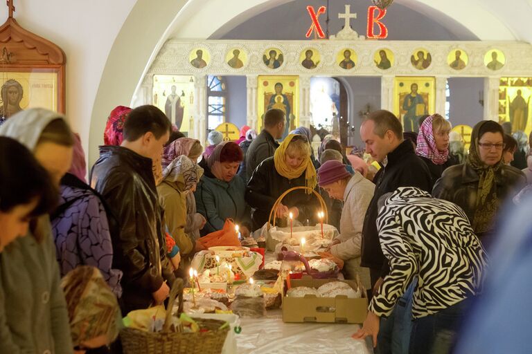 Празднование Пасхи в Томске