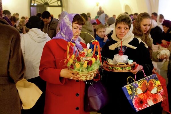 Празднование Пасхи в Томске