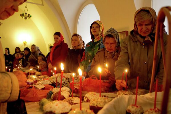 Празднование Пасхи в Томске
