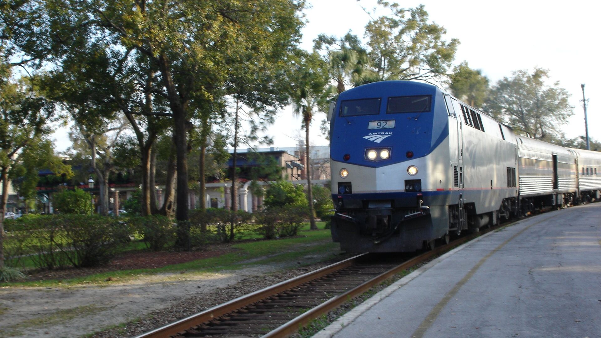 Поезд железнодорожной компании Amtrak - РИА Новости, 1920, 26.09.2021