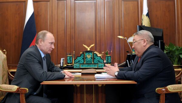 В.Путин встретился с Е.Борисовым