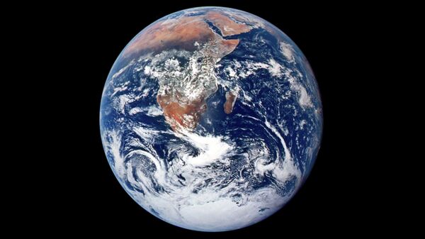 Вид Земли из космоса. Архивное фото