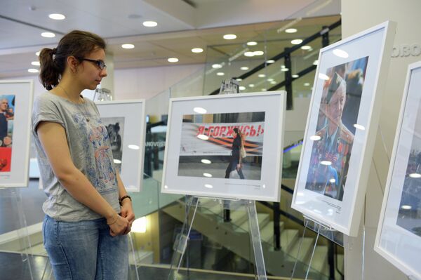 Выставка День Победы в памятных фотографиях в международном мультимедийном пресс-центре МИА Россия сегодня