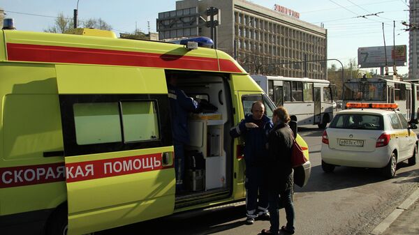 Автомобиль скорой медицинской помощи в Санкт-Петербурге