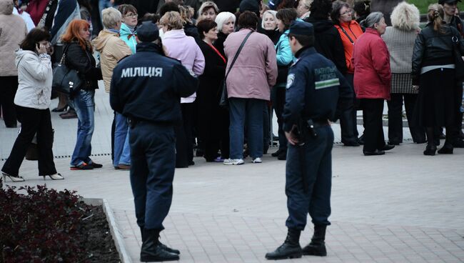 Сотрудники правоохранительных органов МВД Украины, архивное фото