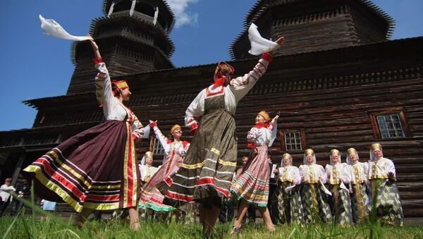 Русские народные танцы. Архивное фото