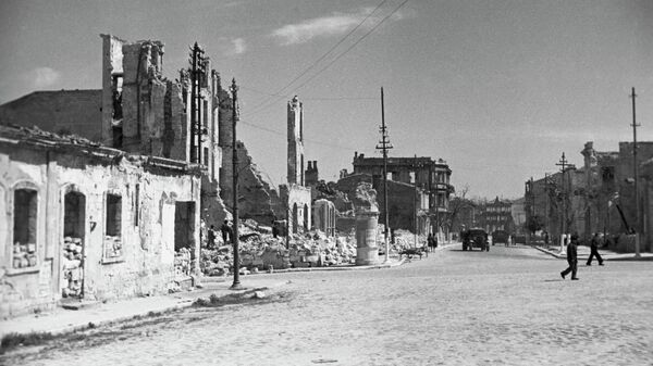 Великая Отечественная война 1941-1945 годов. Руины Севастополя. Архивное фото