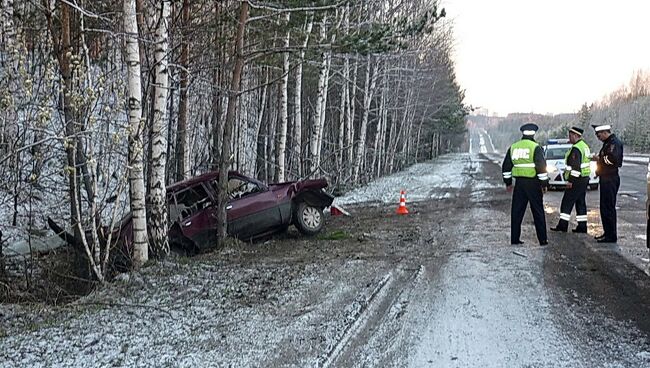 ДТП на автодороге Томск - Самусь