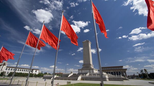 Площадь Тяньаньмэнь в центре Пекина. Архивное фото