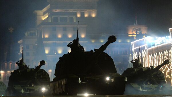 Репетиция военного парада на Красной площади в Москве. Архивное фото