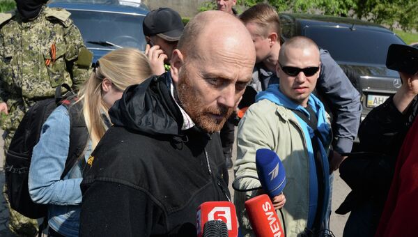 Иностранных военных наблюдателей ОБСЕ освободили в Славянске. Архивное фото