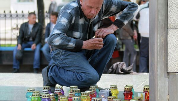 Акции в память о погибших в Одессе, архивное фото