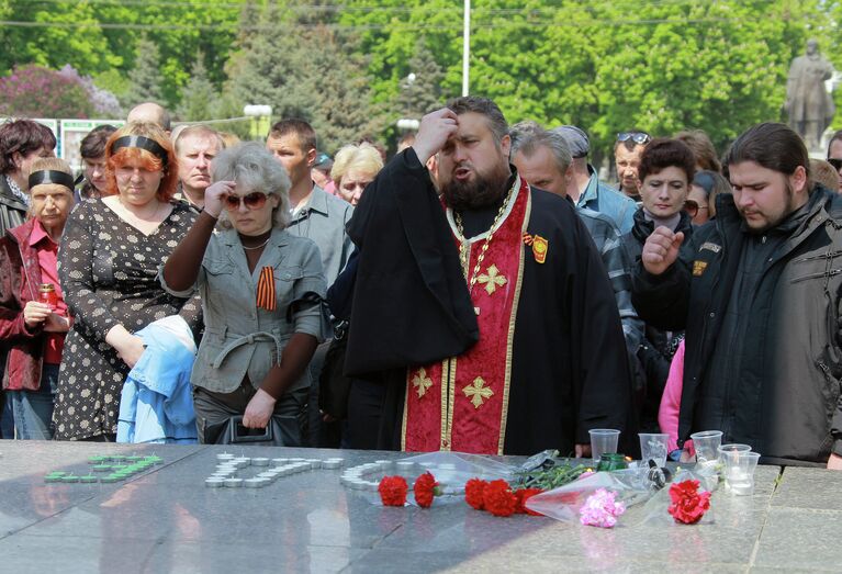 Акции в память о погибших в Одессе