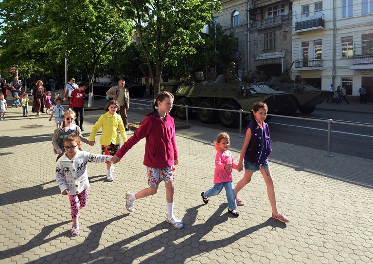 Репетиция Парада Победы в Севастополе