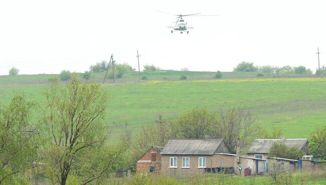 Украинские военные начали штурм города Славянска