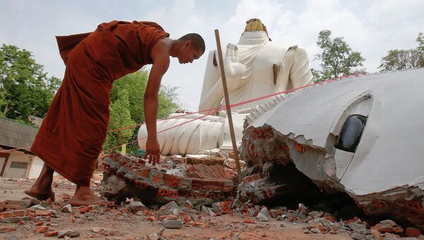 Последствия землетрясения в Таиланде. 6 мая 2014