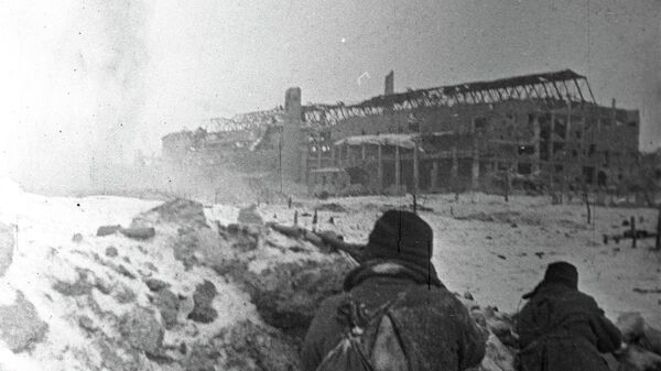 Бой на территории тракторного завода в Сталинграде, 1943 год