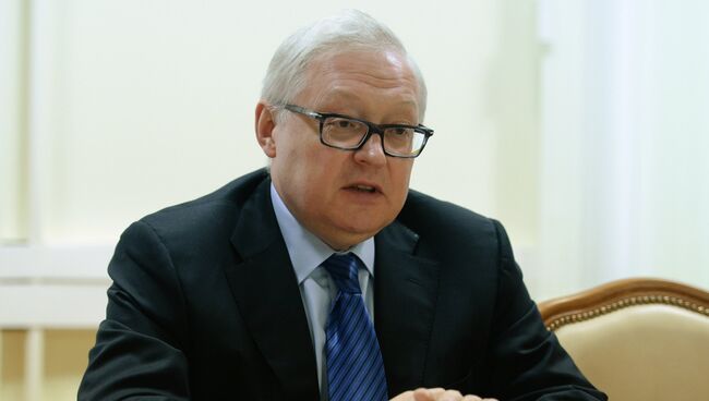 Заместитель главы МИД РФ Сергеем Рябковым. Архивное фото