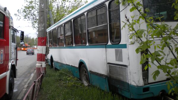 ДТП с участием автобуса в Автозаводском районе Нижнего Новгорода