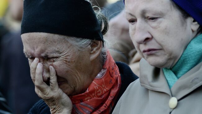 Похороны погибших в результате трагических событий в Одессе 2 мая. Архивное фото