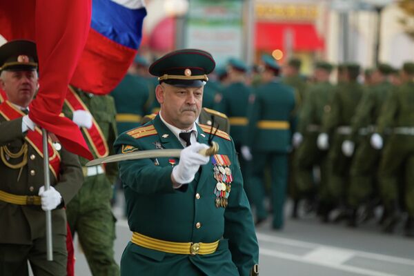 Репетиция Парада Победы в Томске
