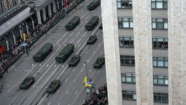 Генеральная репетиция Парада Победы. Архивное фото