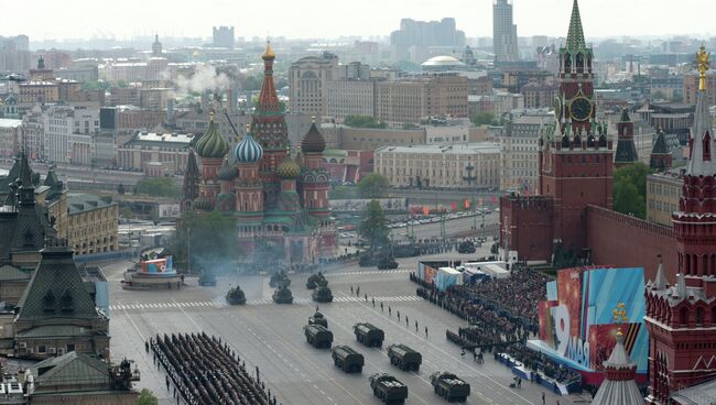 Генеральная репетиция Парада Победы. Архивное фото