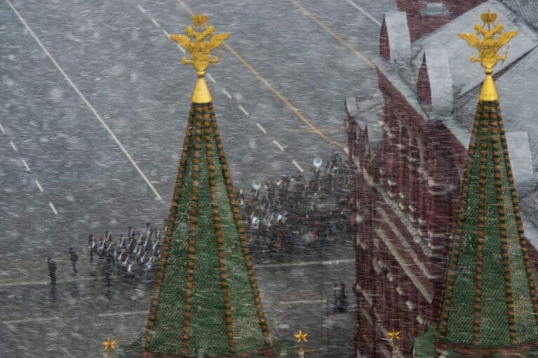 Генеральная репетиция Парада Победы