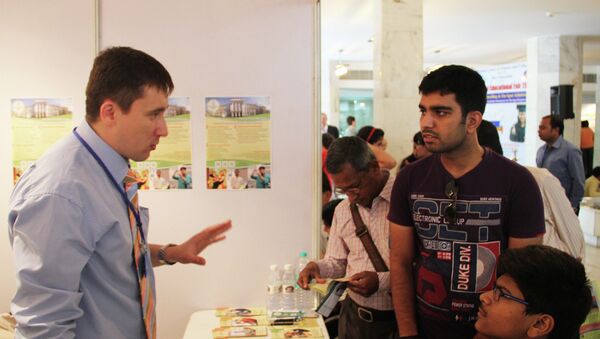 Открытие выставки Российское образование-2014 в столице Индии Нью-Дели
