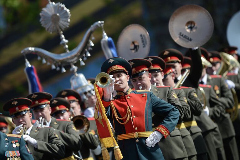 Генеральная репетиция Парада Победы