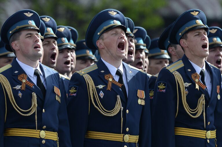 Генеральная репетиция Парада Победы