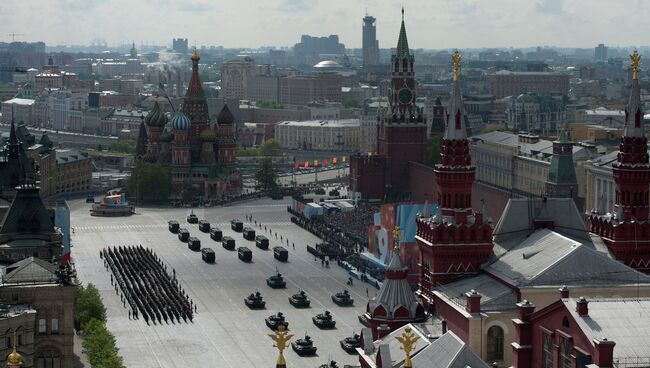 Генеральная репетиция Парада Победы. Архивное фото