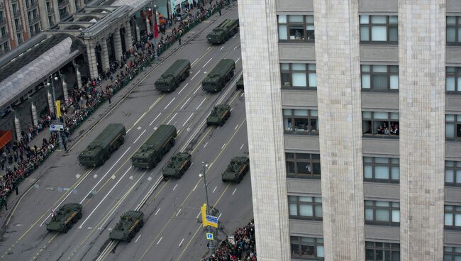 Генеральная репетиция Парада Победы. Архивное фото