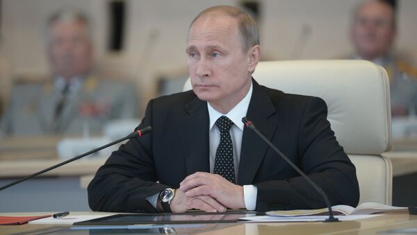 Неформальная встреча Владимира Путина с лидерами ряда стран СНГ 8 мая 2014
