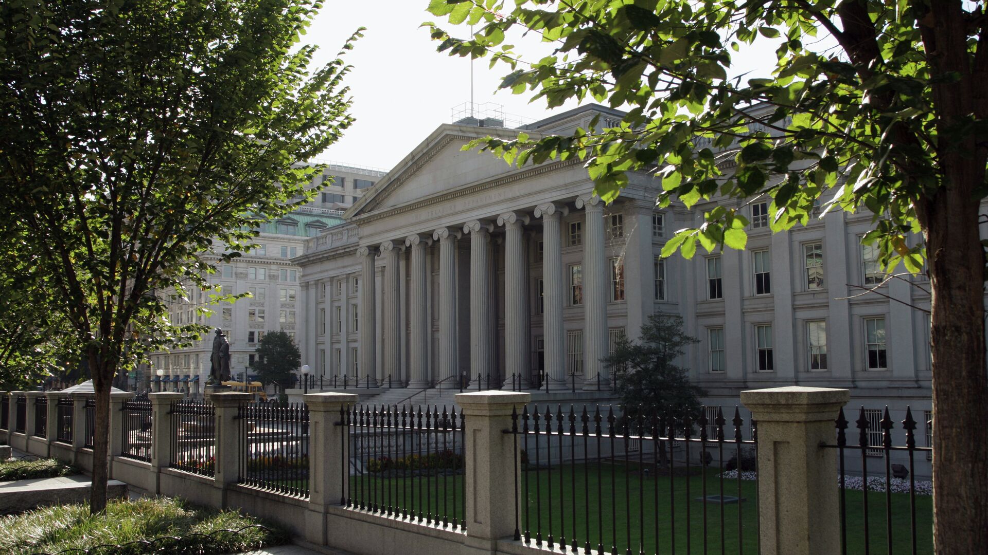 Здание министерства финансов США в Вашингтоне - РИА Новости, 1920, 05.01.2021
