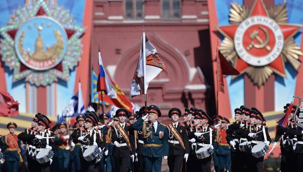 Военный парад, посвященный 69-й годовщине Победы в Великой Отечественной войне. Архивное фото