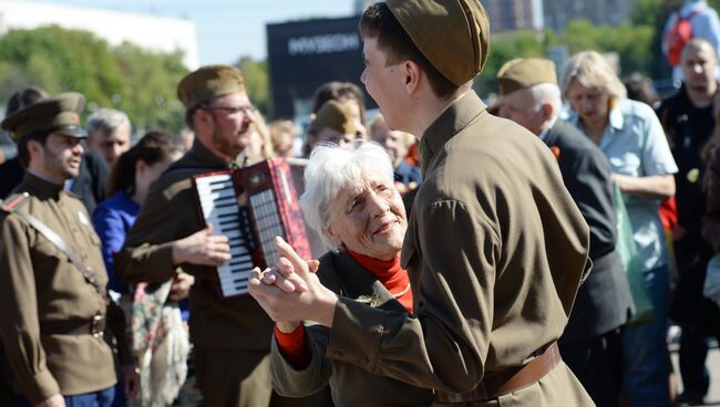 Празднование Дня Победы в Москве