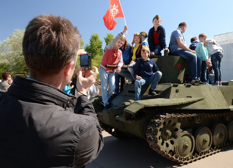 Празднование Дня Победы в Москве