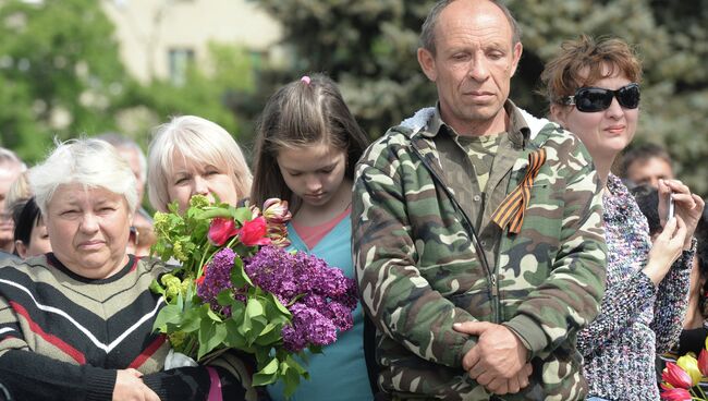 Праздничные мероприятия, посвященные 9 мая в Славянске