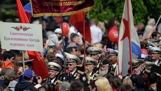 Парад Победителей в Севастополе. архивное фото