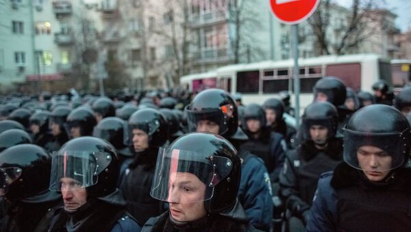 Сотрудники правоохранительных органов Украины, архивное фото