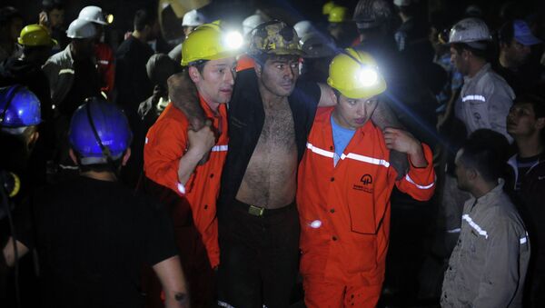 Пострадавшие при обрушении шахты в Турции