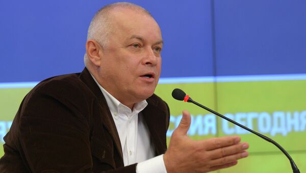 Генеральный директор Международного информационного агентства Россия сегодня Дмитрий Киселев. Архивное фото