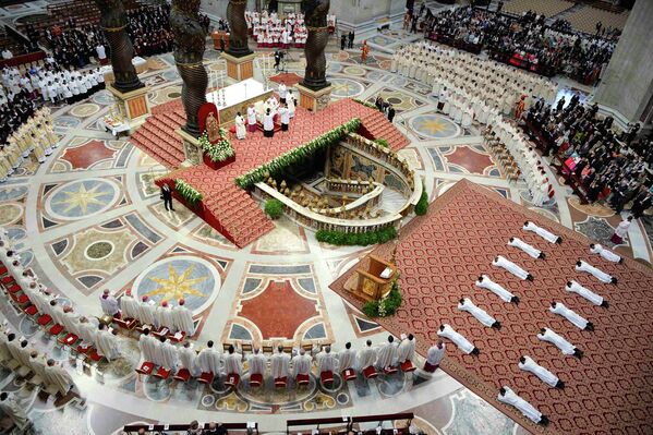 Папа Франциск во время Церемонии рукоположения