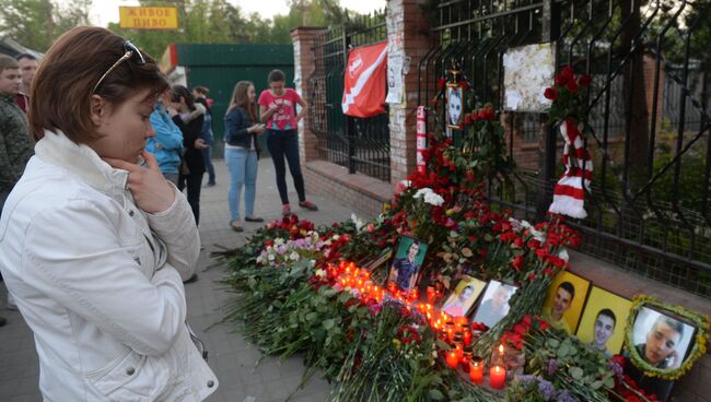 Митинг в память погибшего Леонида Сафьянникова в Пушкино