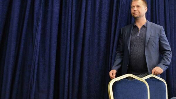 Пресс-конференция премьер-министра ДНР Александра Бородая в Донецке