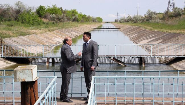 Феодосийское водохранилище. Архивное фото