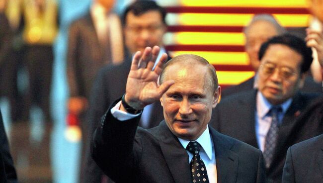 Президент России Владимир Путин в Китае